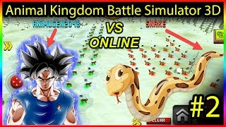 ♥‿♥) EPIC GAME Animugen2048 vs Gamer ONLINE | Animal Kingdom Battle Simulator 3D #FHD screenshot 3