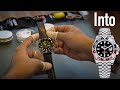 Modding a Seiko 5 into a Rolex GMT Master 2 Pepsi DESIGN - dream watch build