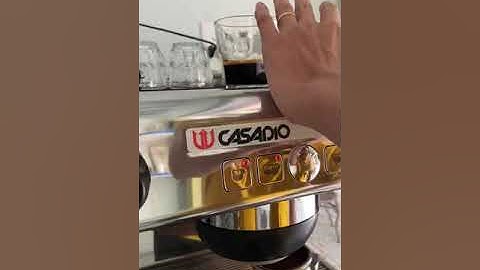 Hướng dẫn thao tác setup lượng cà phê chiết suất ra với Máy pha cà phê Casadio Undici 1 group