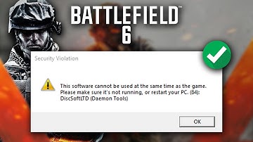 How To Fix Battlefield 6 Error Software Cannot Be Used At Same Time As Game | BF 6 Not Launching Fix