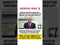 Donald Trump Says He Wants to “Get to Heaven” After Ending Ukraine War #trump #news #donaldtrump