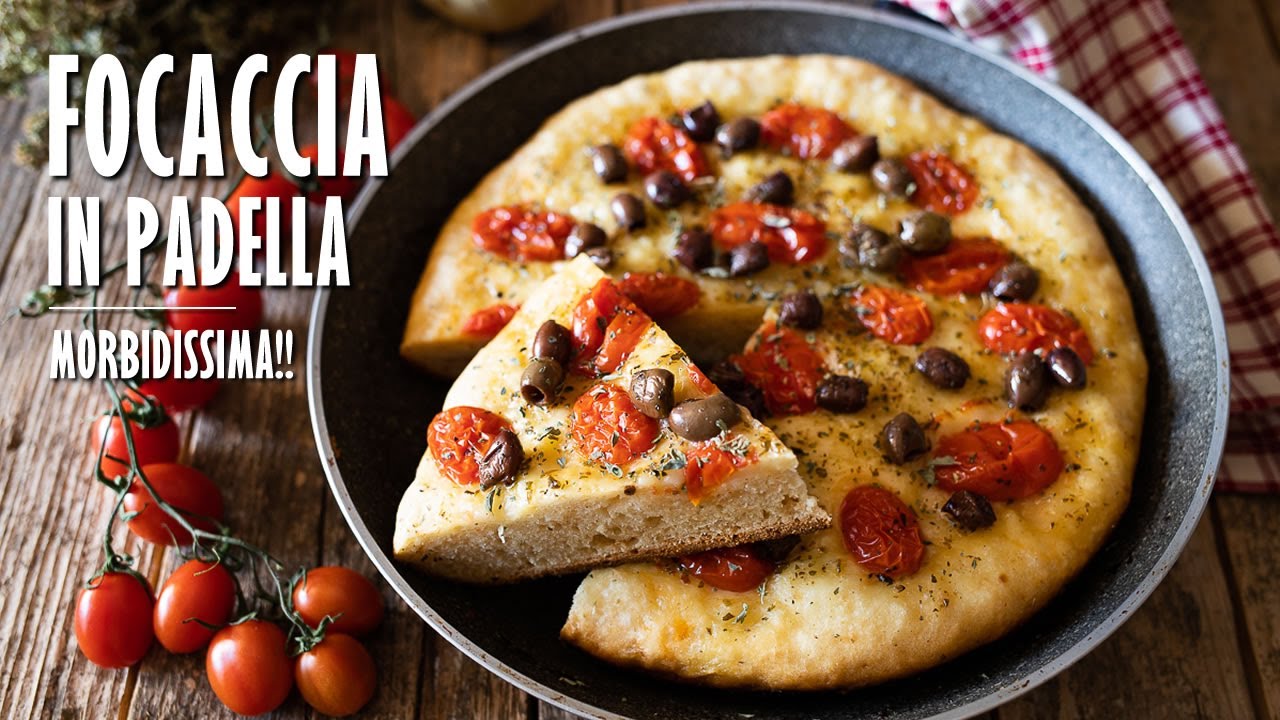 Focaccia in padella morbidissima a lievitazione istantanea!