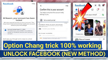 How to change option of facebook locked account 2025 trick 100% working