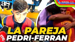 PEDRI SE RINDE EN ELOGIOS A FERRAN TORRES por su ASISTENCIA en Puebla | Perú vs. España (1-3)