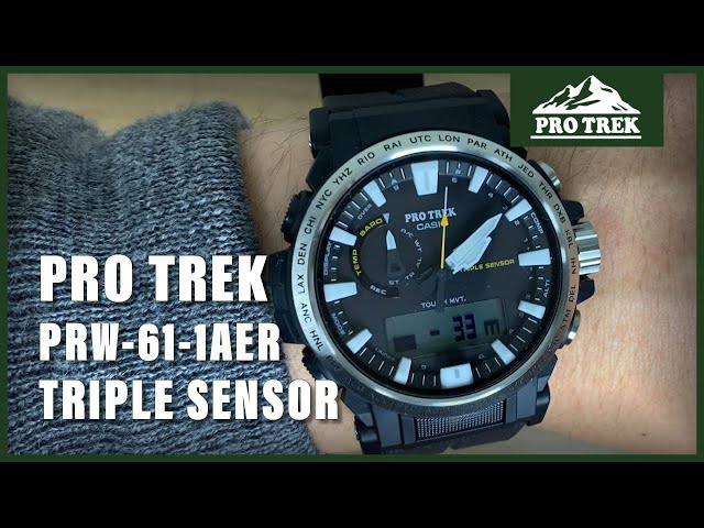 Unboxing the new Casio ProTrek PRW-61-1A - YouTube 