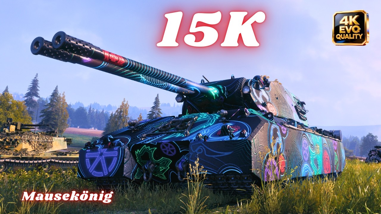 Mausekönig  15K Damage 5 Kills 9.6K Blocked World of Tanks #wot
