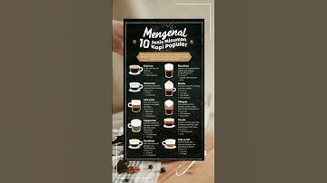 Thumbnail of Jenis-Jenis minuman kopi yang populer dikalangan umum #coffee #shortsvideo