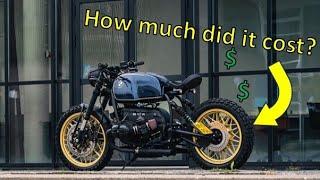 BMW R100 Scrambler Build  COSTS FAQ  In Depth Info  Unseen Footage