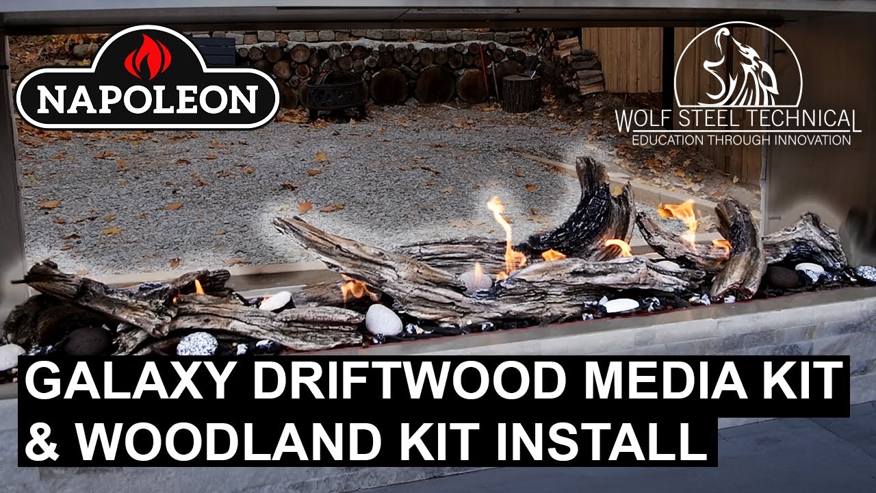 Napoleon Galaxy™ Driftwood & Woodland Media Kit Installation - YouTube