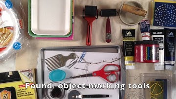 Relief print supplies - online printmaking class