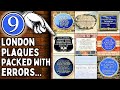 9 london plaques packed with errors