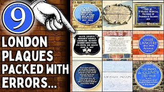 9 London Plaques Packed With Errors