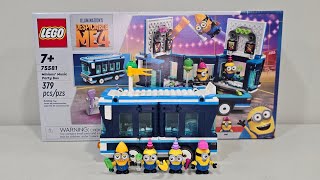Lego Despicable ME 4 Minions Music Party Bus 75581 REVIEW