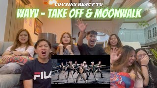 COUSINS REACT TO WAYV - TAKE OFF AND MOONWALK MV [GETTING TO KNOW NCT PT. 4]