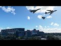 Super Bowl LV Flyover - B-52/B-2/B-1 Bomber Formation - MSFS Multiplayer