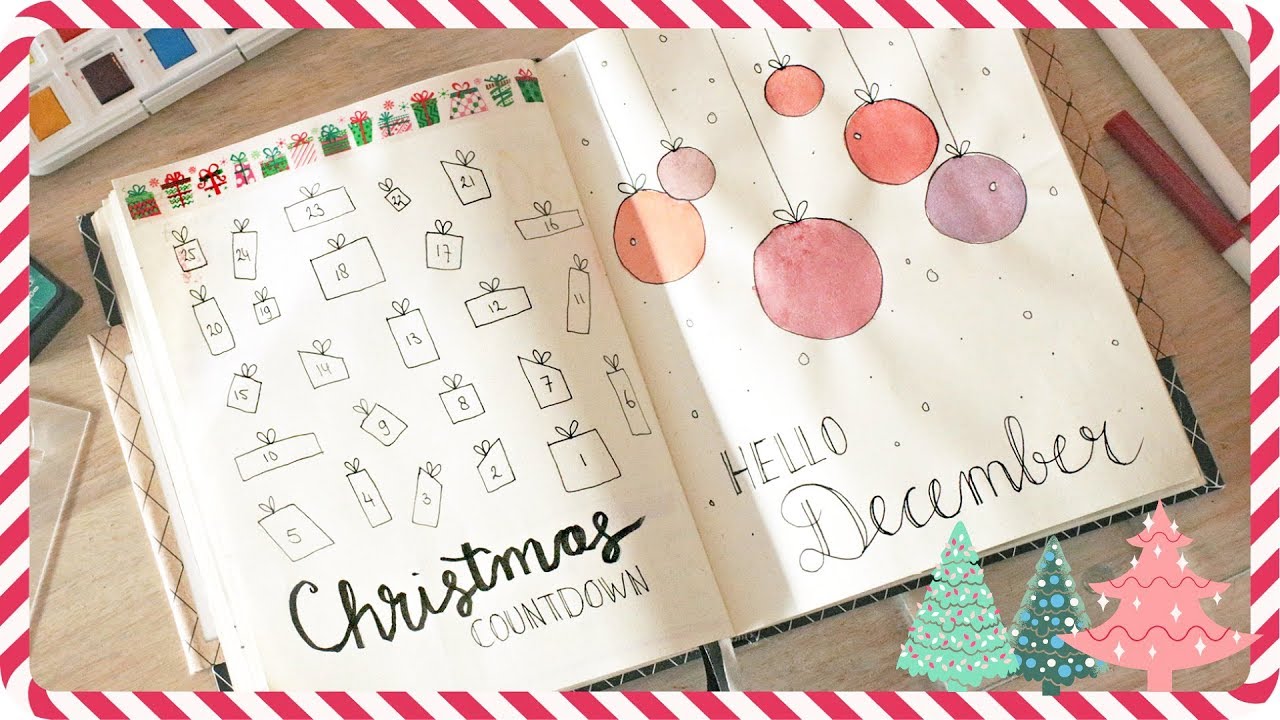 BULLET JOURNAL december 2017 || Plan with me
