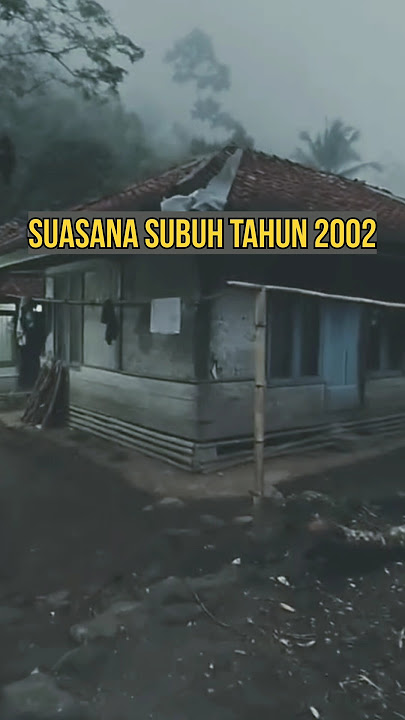 Waktu subuh jaman dahulu #suasanapedesaan #subuh #jamandulu #sholawatpemandanganalam