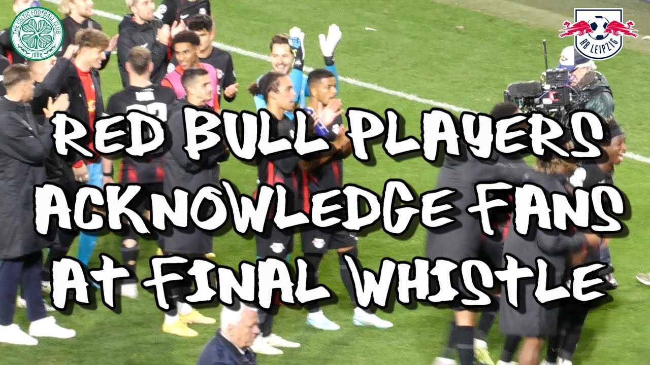 Red Bull Players Acknowledge Fans At Final Whistle Celtic 0 RB red-bull-players-acknowledge-fans-at-final-whistle-celtic-0-rb