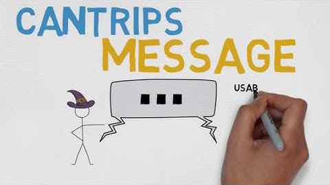 CANTRIP #23: Message (5E)