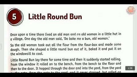 Class 2nd || Real English || Chapter 5 || Little Round Bun | Excercise Solved