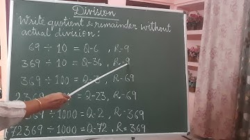 Class  4  Maths  ( Quotient & Remainder without Division  )