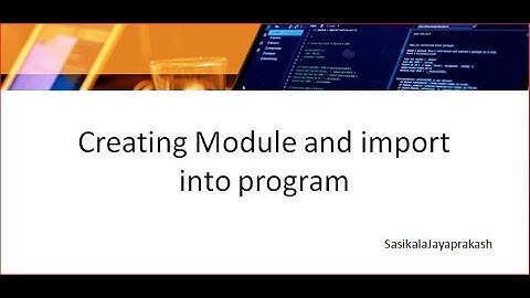 CBSE  Class 12 Python – Ch 4 –Importing packages in program – Sumitha Arora – Lec 2 – Tam   Sasikala