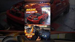We Tuned a Turbo B18 Civic THIS WAY… 😳🔥 Insane Dyno Reaction!