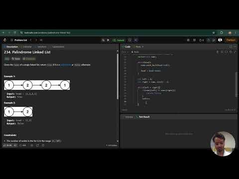 LeetCode 234 | Palindrome Linked List | Fast & Slow Pointer | Easy C++ Solution
