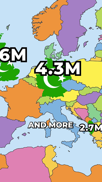 The Biggest ISLAMIC Country in Europe Will Surprise You! #geography #maps #islam