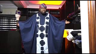 How to fold your "Agbada" the right way.. #BeOutspokn #LookGoodEveryday