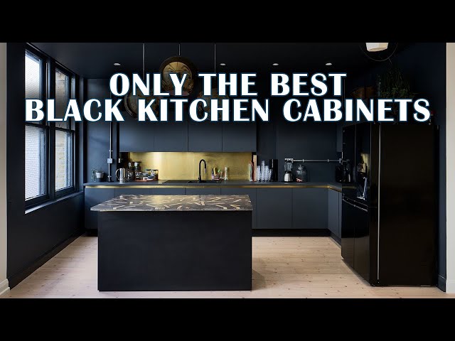 10 black kitchen design ideas that may just convince you to be