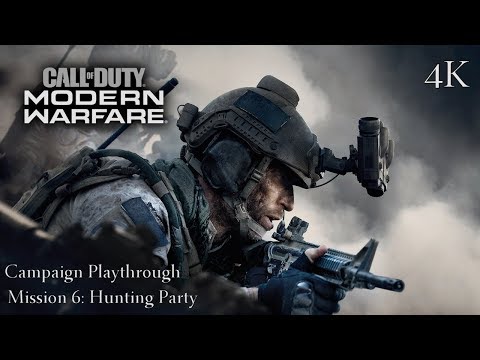 [4K] Call of Duty: Modern Warfare 2019 - Mission 6 Hunting Party