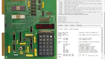 Hello World on my KIM-1 Emulator