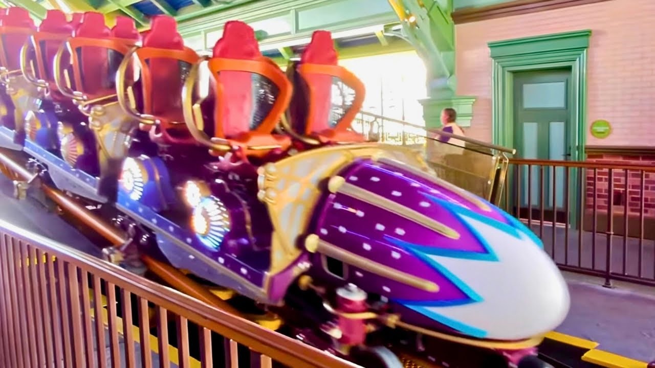 [4K] Stardust Racers - Front Row 2025 POV - Yellow & Green | Universal ...