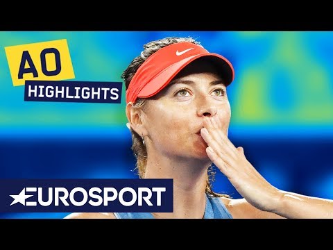 Maria Sharapova vs Caroline Wozniacki Highlights | Australian Open 2019 Round 3 | Eurosport