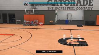 NBA 2K17 GET OUT OF THE PRACTICE COURT GLITCH!?!? my career