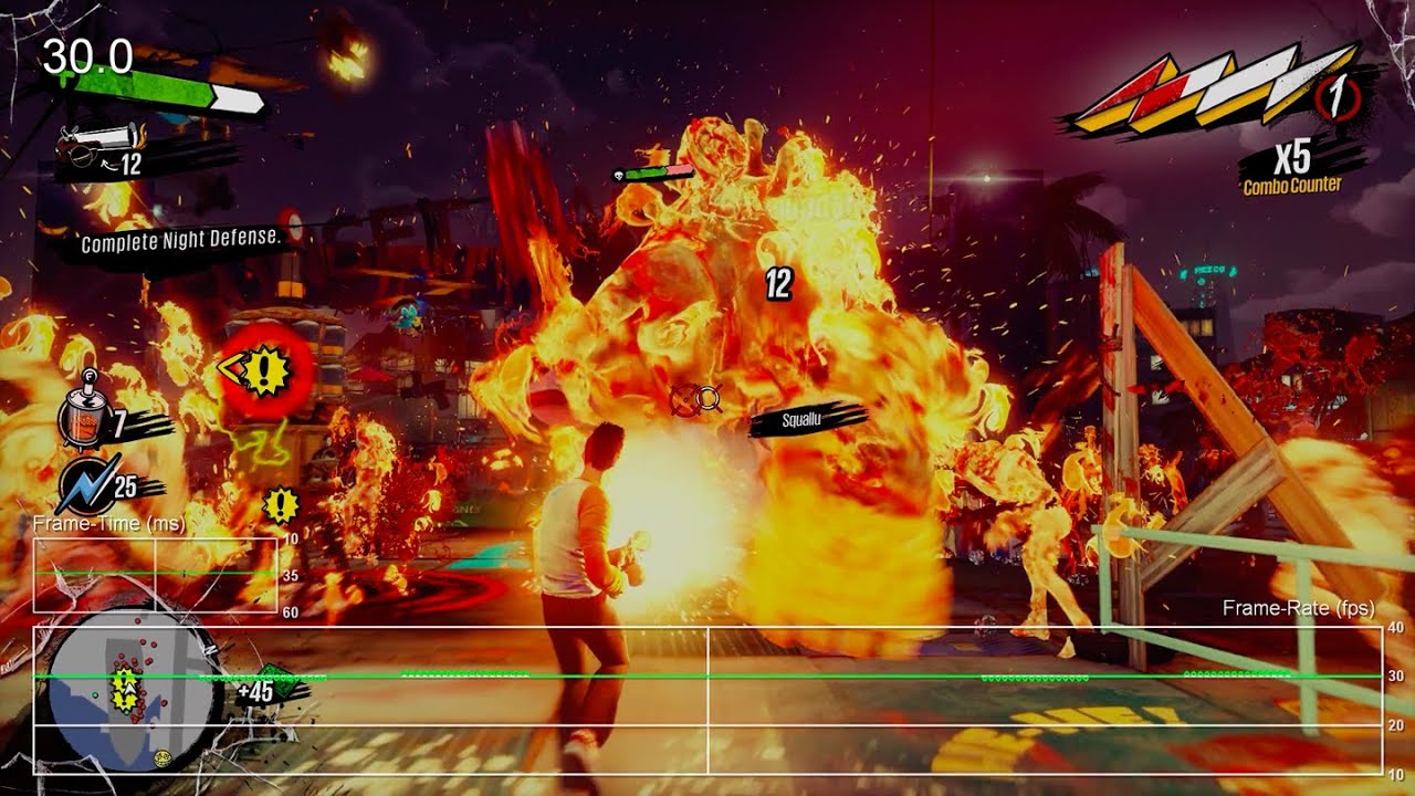 Sunset Overdrive Xbox One Multiplayer Frame-Rate Test 