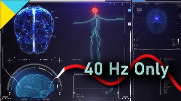 100% 40Hz GAMMA Waves (NO MUSIC As Requested by YOU) for MULTIPLE Conditions (See Description!)