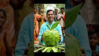 নারিকেলের পাতা দিয়ে আপেল 🍏 | Village Craft Magic | পাতার আপেল
