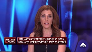 House committee subpoenas social media companies over Jan. 6 insurrection