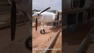 C208 Tire Puncture  #aviationnews  #aviation  #aviationcommunity