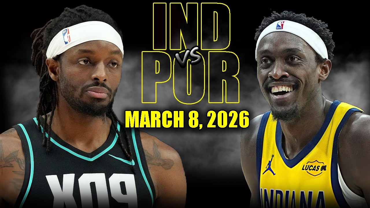 Indiana Pacers vs Portland Trail Blazers Full Game Highlights – March 8, 2026 | NBA Season