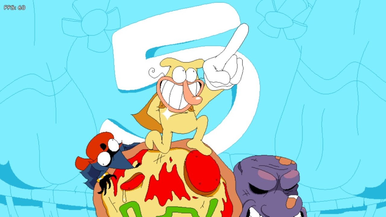[Pizza Tower:Frenzy Facade Of Laps Public Beta 1]This is off script!! | All Lap 5 WOW!-Rank As Noise