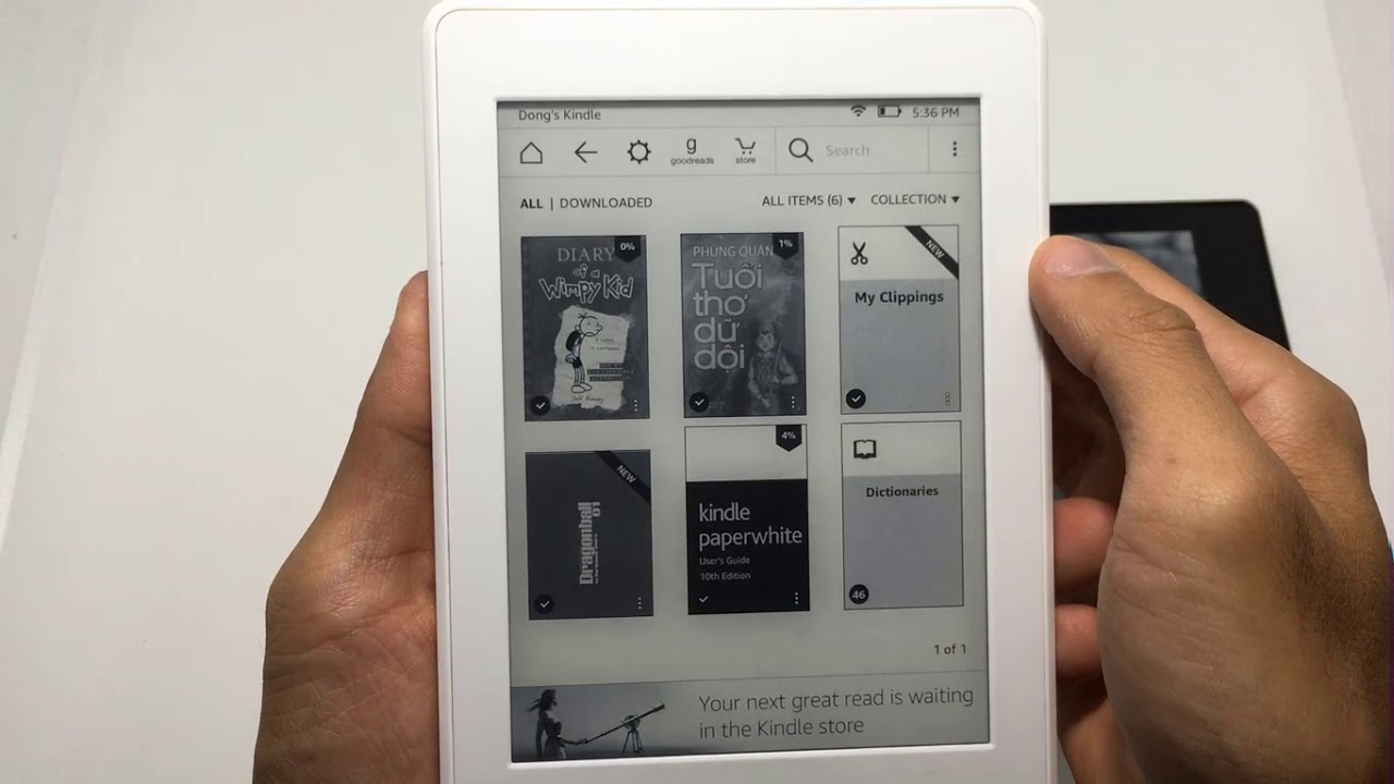 Hướng dẫn sử dụng Kindle cho người mới