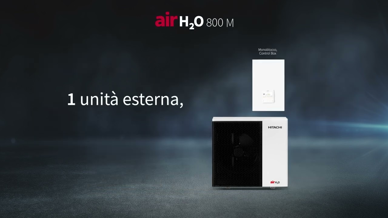 Nuova generazione di pompe di calore Hitachi airH2O
