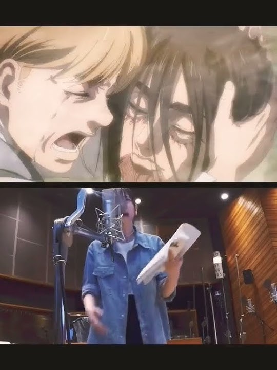 Armin and Mikasa's voice actor ! All Respect for them