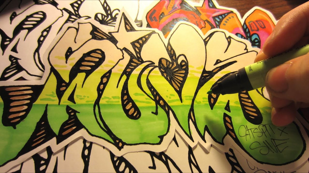 screen printing paper graffiti stickers and tee shirts by sive youtube