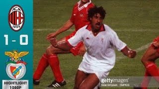 AC Milan 1 x 0 Benfica (Gullit, Van Basten) ● Final European Cup 1990 Extended Goals & Highlights