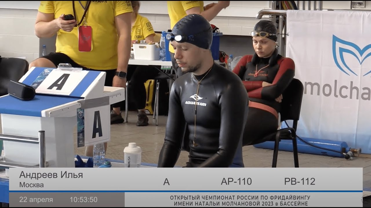 Андреев Илья, DYNB, Чемпионат России по Фридайвингу 22 апреля 2023