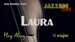 New Backing Track LAURA (G) Jazz Standard with Brass Section Play Along Singer Trumpet Sax Guitar